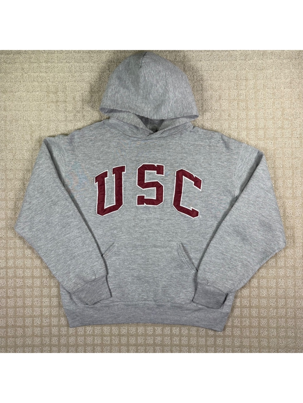 Vintage Russell Athletic USC Made in USA Pullover Hoodie M